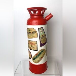 VINTAGE 60’s SHIELDS FIFTH AVENUE ceramic FIRE EXTINGUISHER Cocktail Mixer